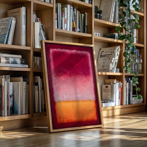 Abstract Color Field Minimalist Art Print