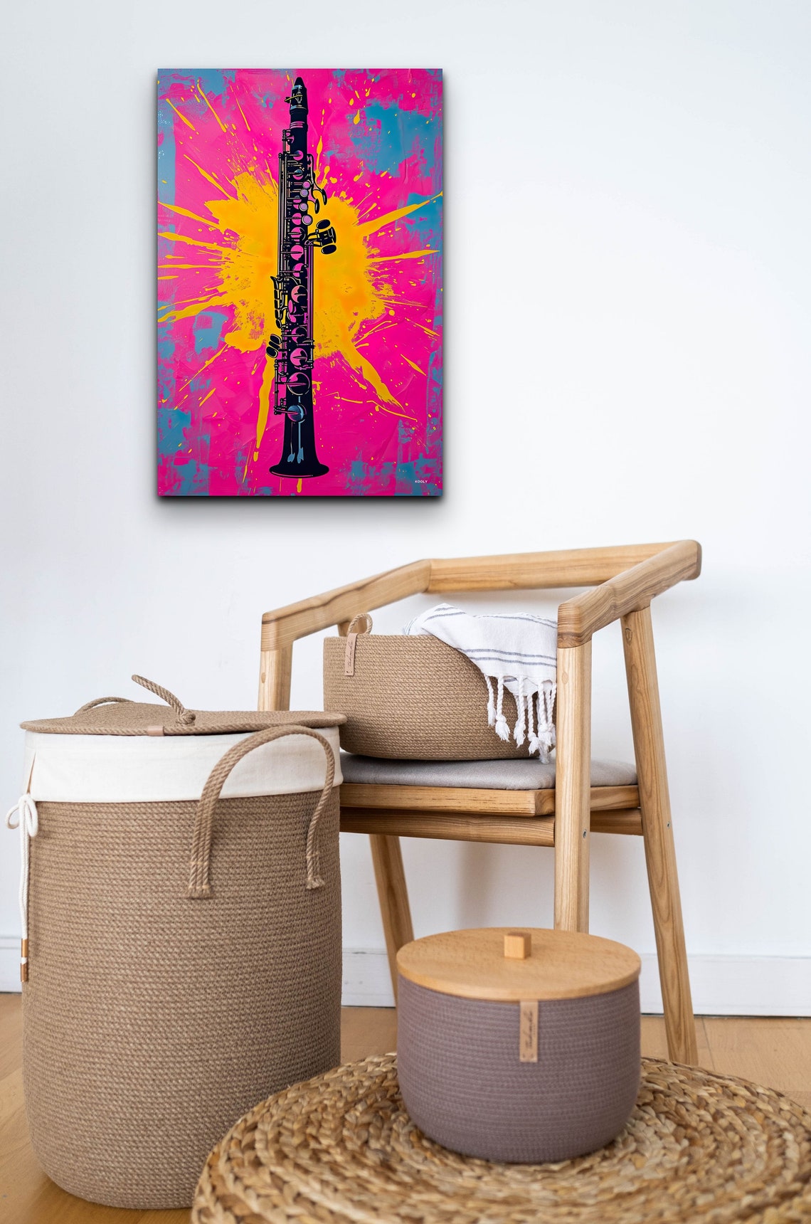 Pop Art Clarinet Art Print - Image 5