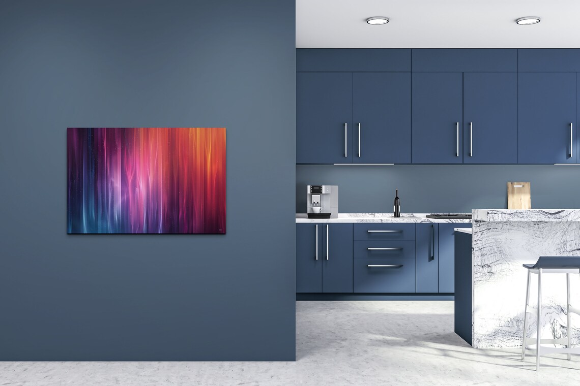 Ethereal Prism Wall Art Print, Vertical Gradient - Image 5