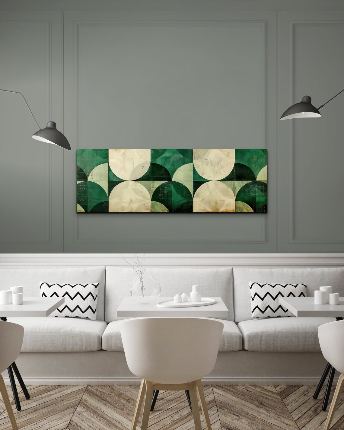 Mid Century Modern Boho Geometric Art Print - Image 6