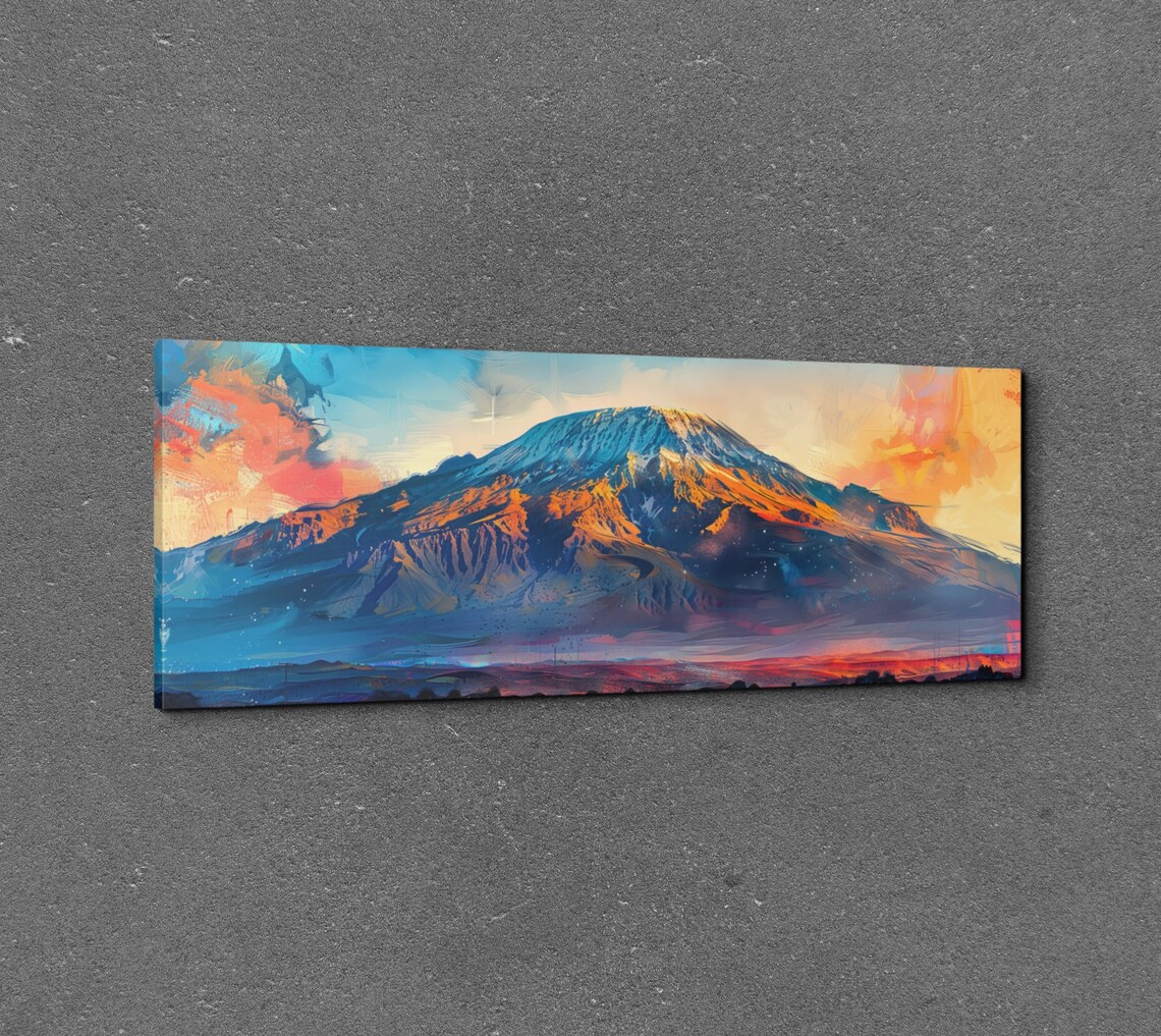 Mount Kilimanjaro Mid-Century Modern Panorama - Image 3