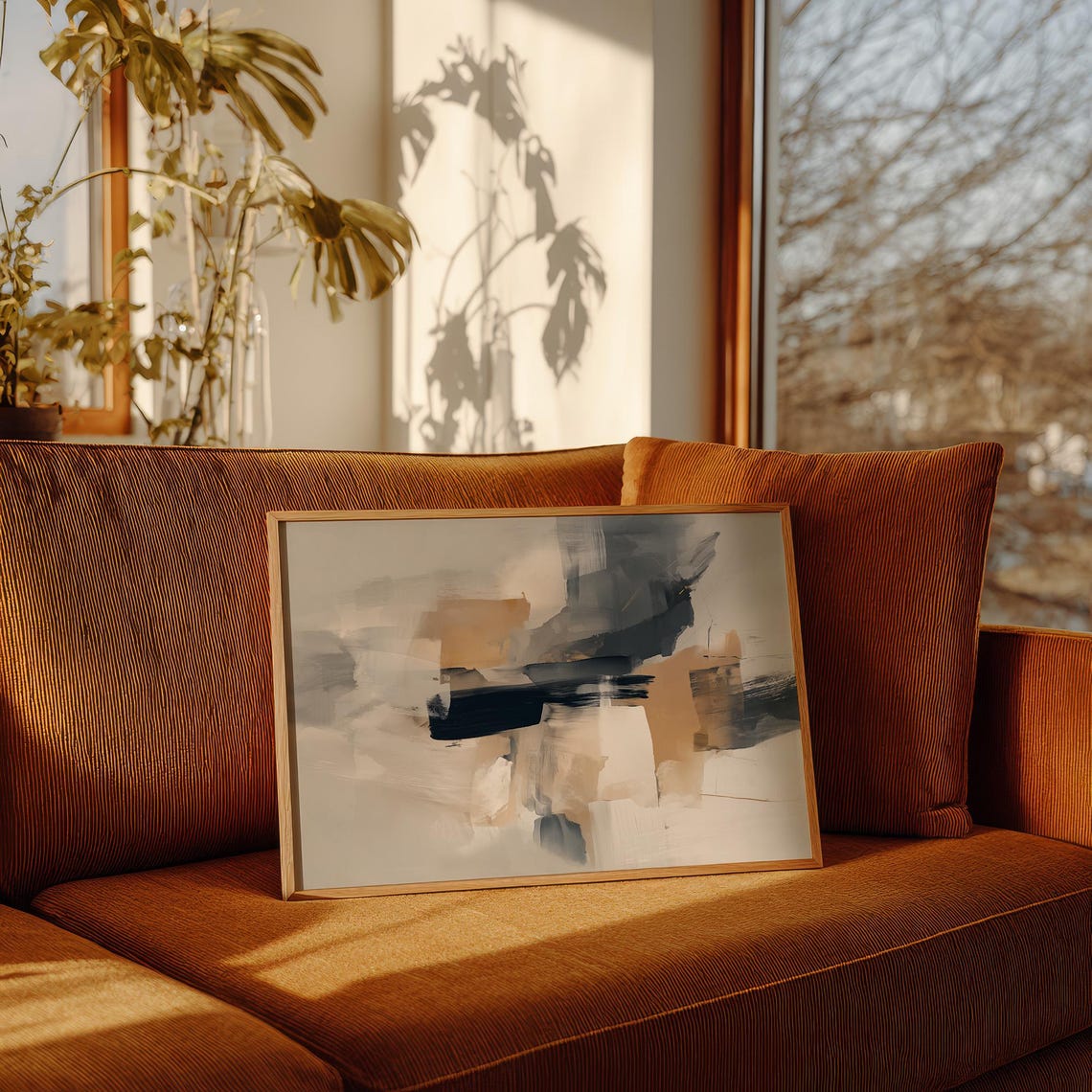 Modern Neutral Abstract Layers