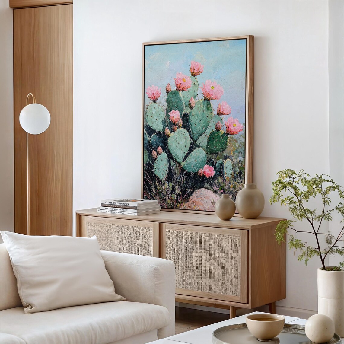 Cactus Bloom Art Print, Southwest Nature Decor - Image 5