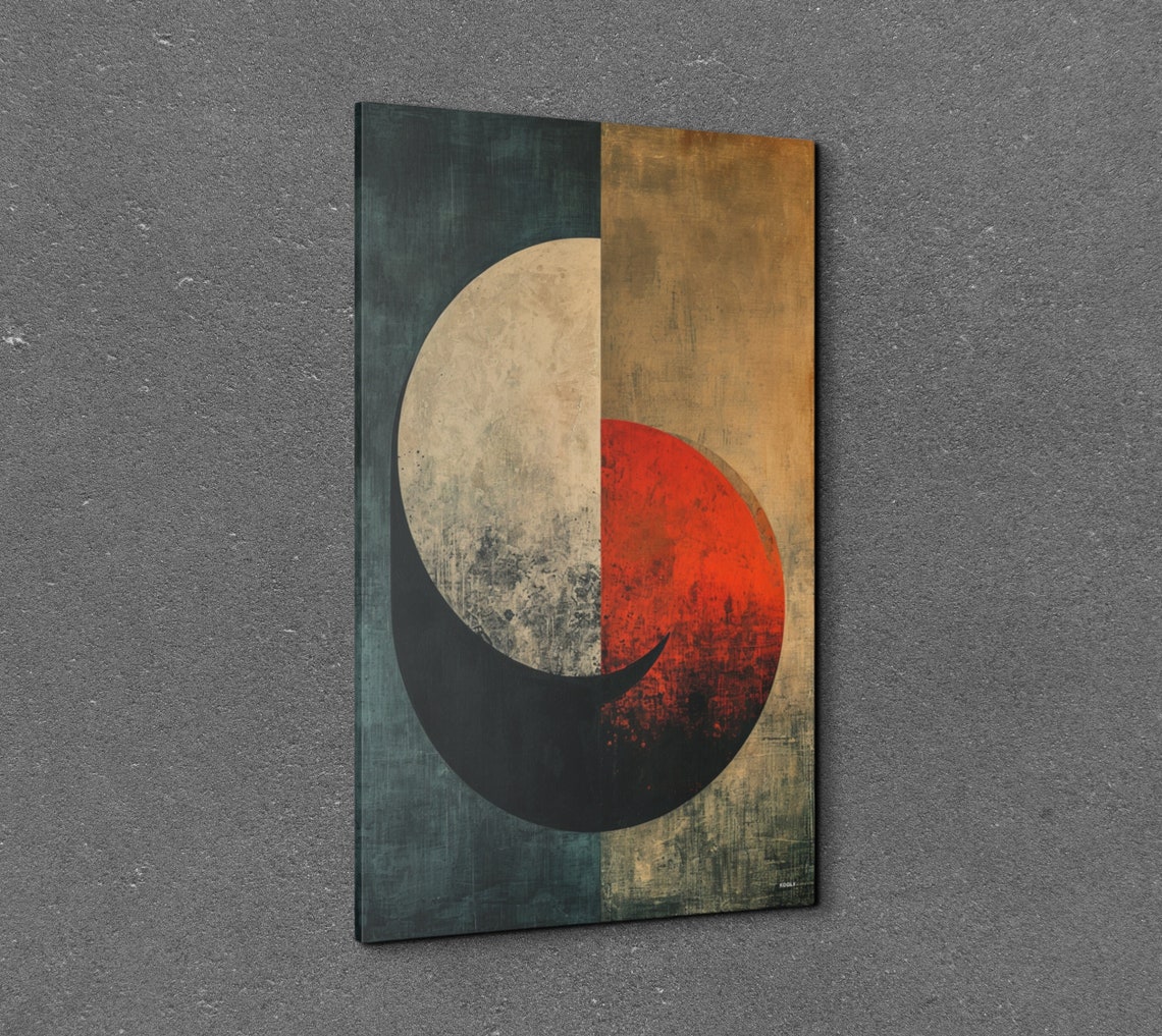 Mid Century Modern Moon Art Print - Image 3