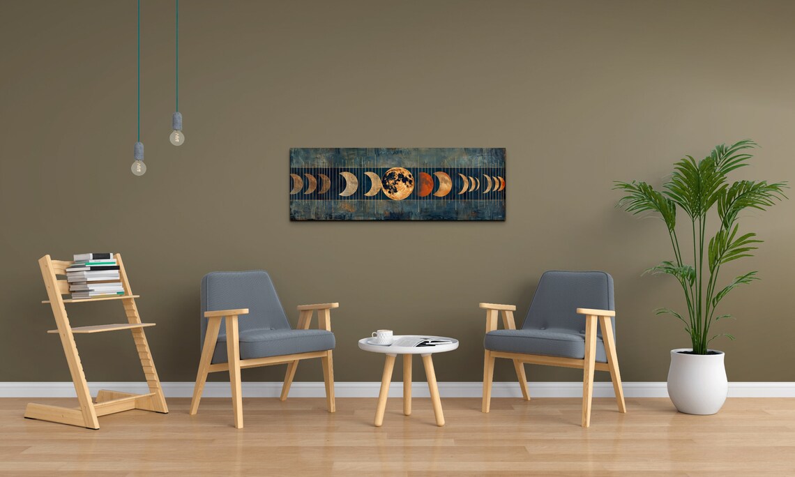 Moon Phase - Panoramic Celestial Art Print - Image 7