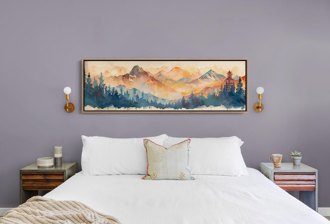 Cascade Mountain Range - Mid Century Modern Art Print - Image 5