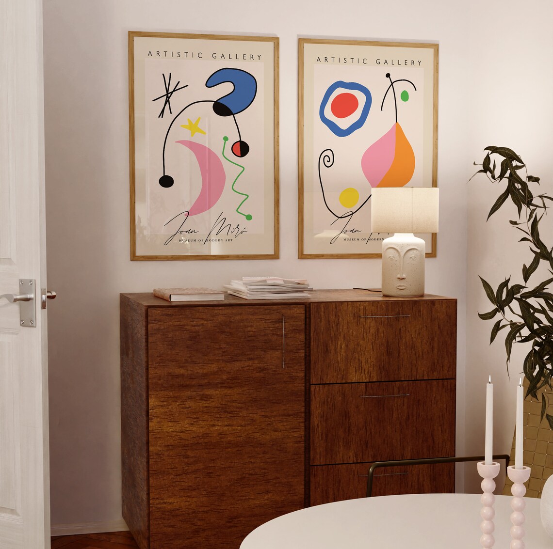 Joan Miro Minimalist Abstract Art Print, Museum Poster - Image 2