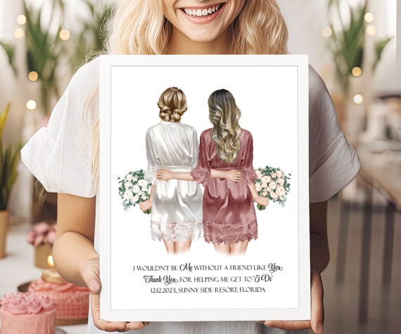 Bridesmaid Thank You Gift Bridesmaid Custom Gift Maid Of Honor Gift Custom Bridesmaid Gift Proposal Bridesmaid Proposal Gift Personalized