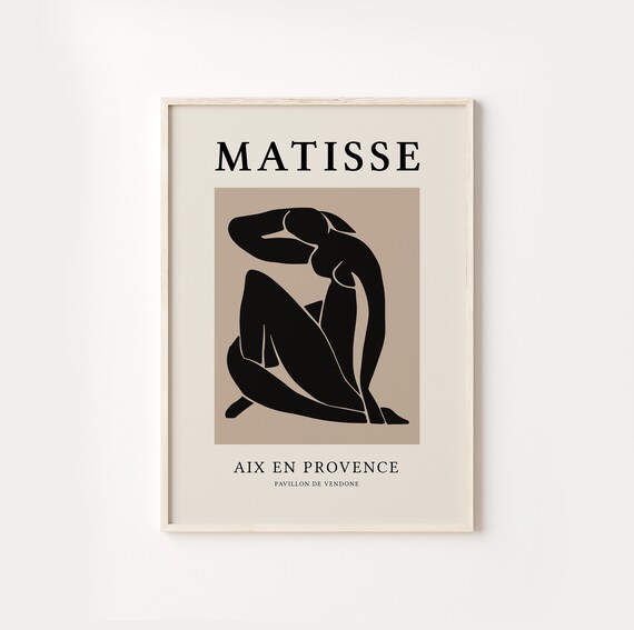 Matisse Tate Modern Woman Figure No1 Abstract Art Modern Art Print Minimalist Poster Home Decor