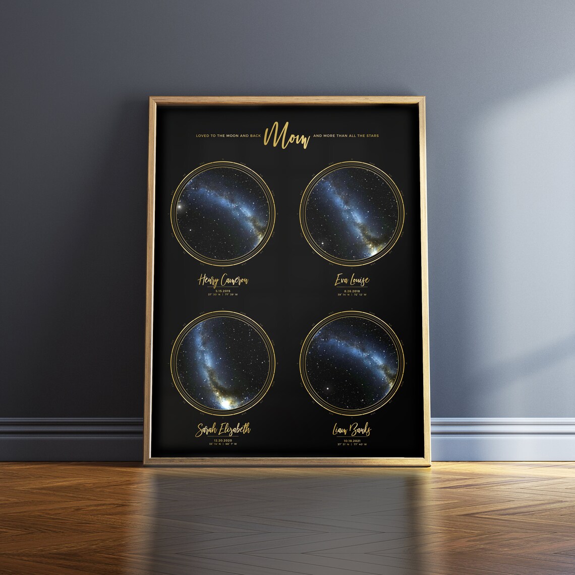 Personalized Star Map, Night Sky Poster Print - Image 4