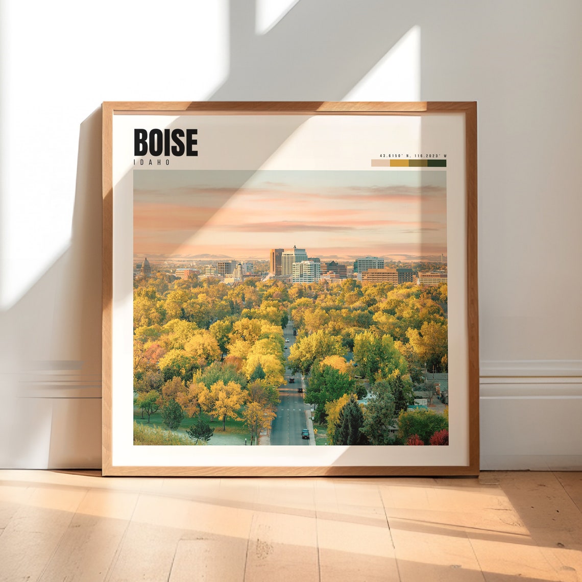 Boise Idaho Print Boise Wall Art Boise Poster Boise Home Decor Boise Id Photo Boise Photography Boise Gifts P 235