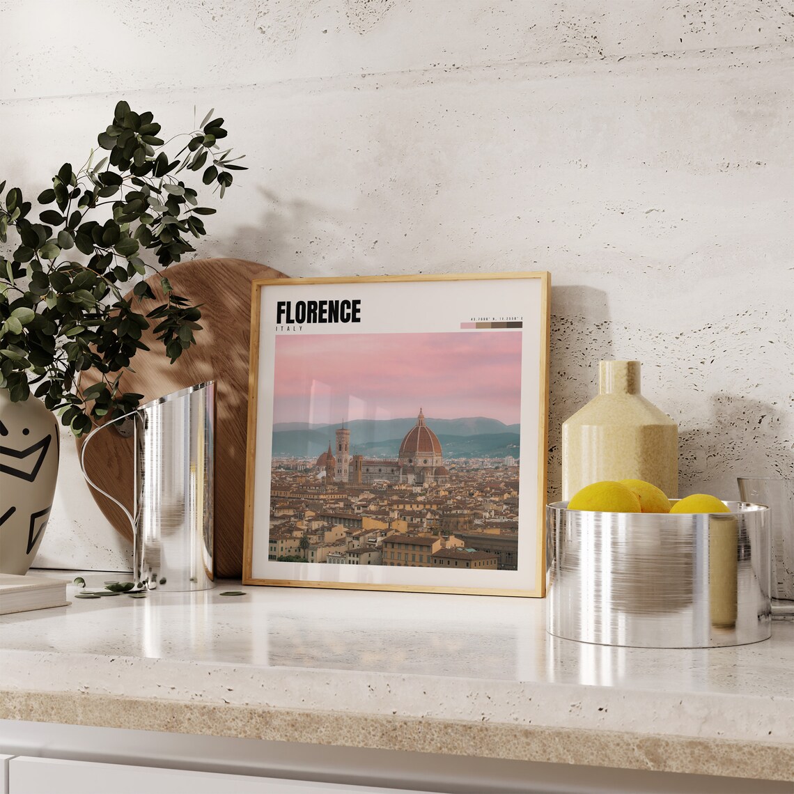 Florence Italy Travel Poster, Europe Wall Art - Image 4
