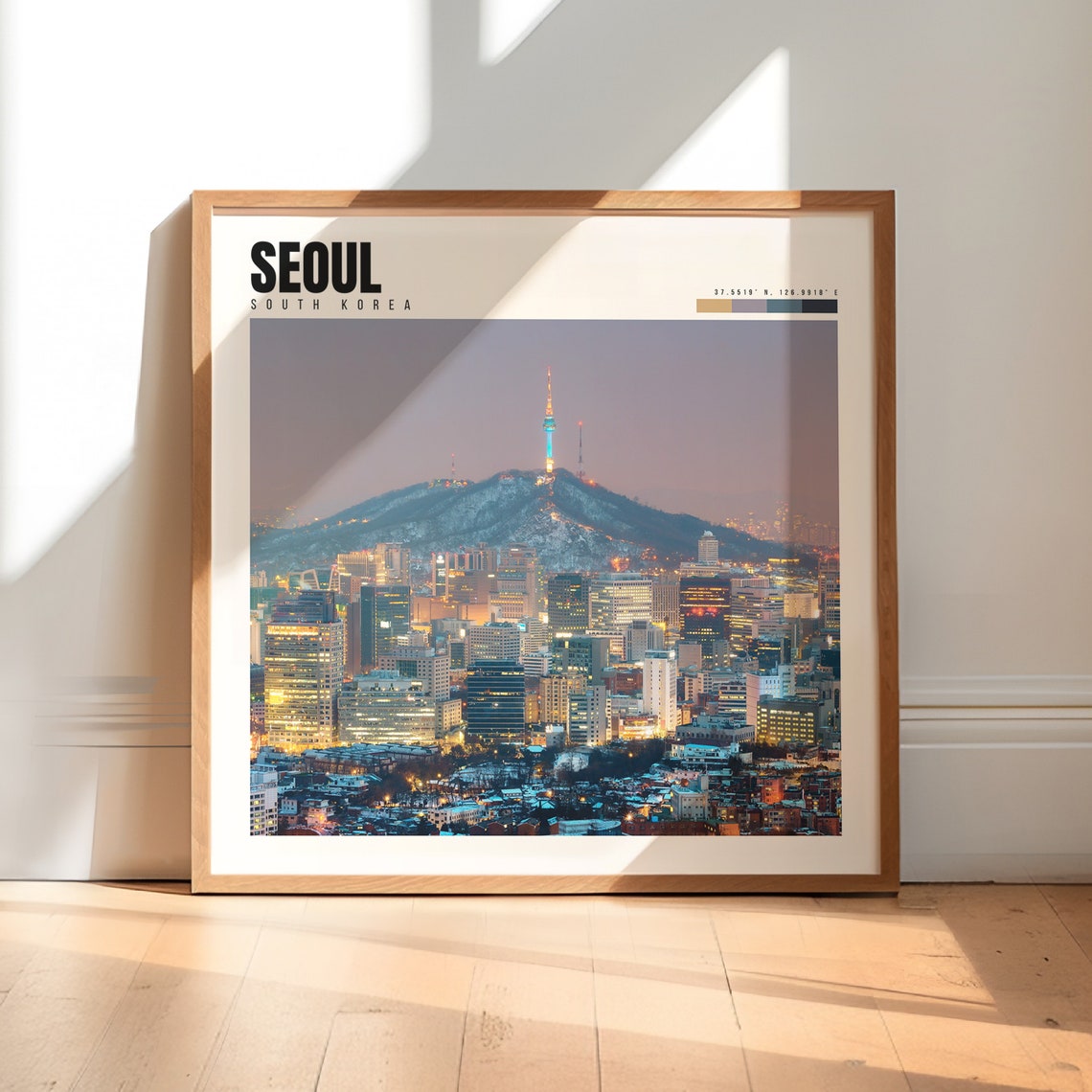Seoul Print Seoul South Korea Poster Seoul Wall Art Seoul Photography South Korea Decor Seoul Artwork P 154