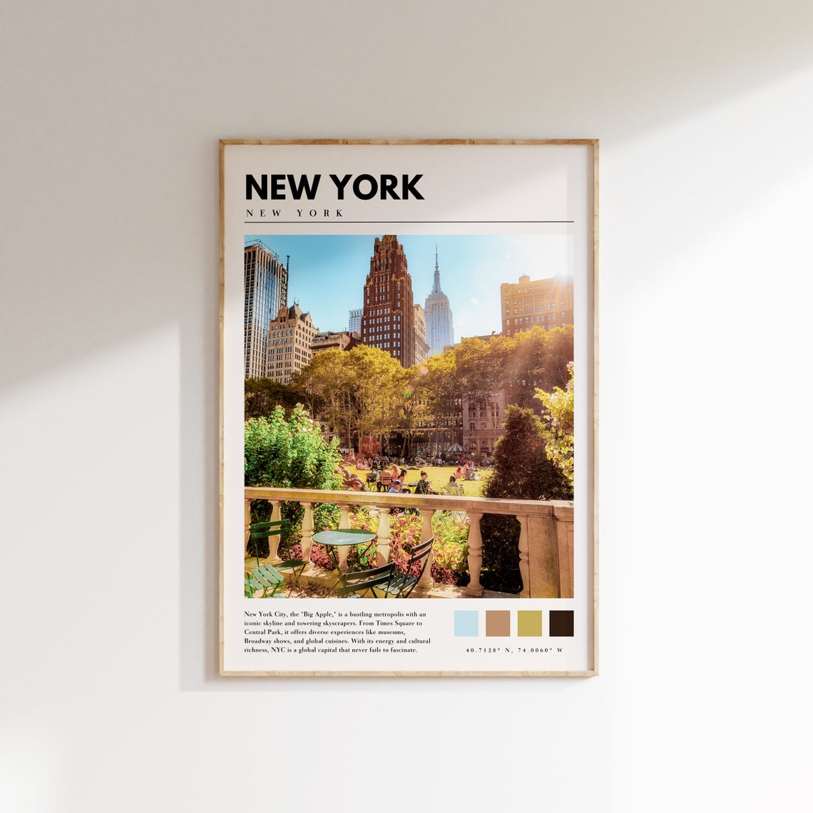 New York City Print Manhattan City Wall Art Nyc Home Decor New York Poster New York Photo New York City Artwork P 051