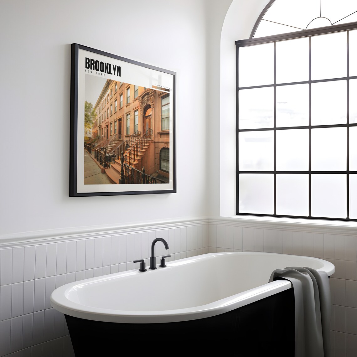 Brooklyn New York Travel Poster, NYC Wall Art - Image 2