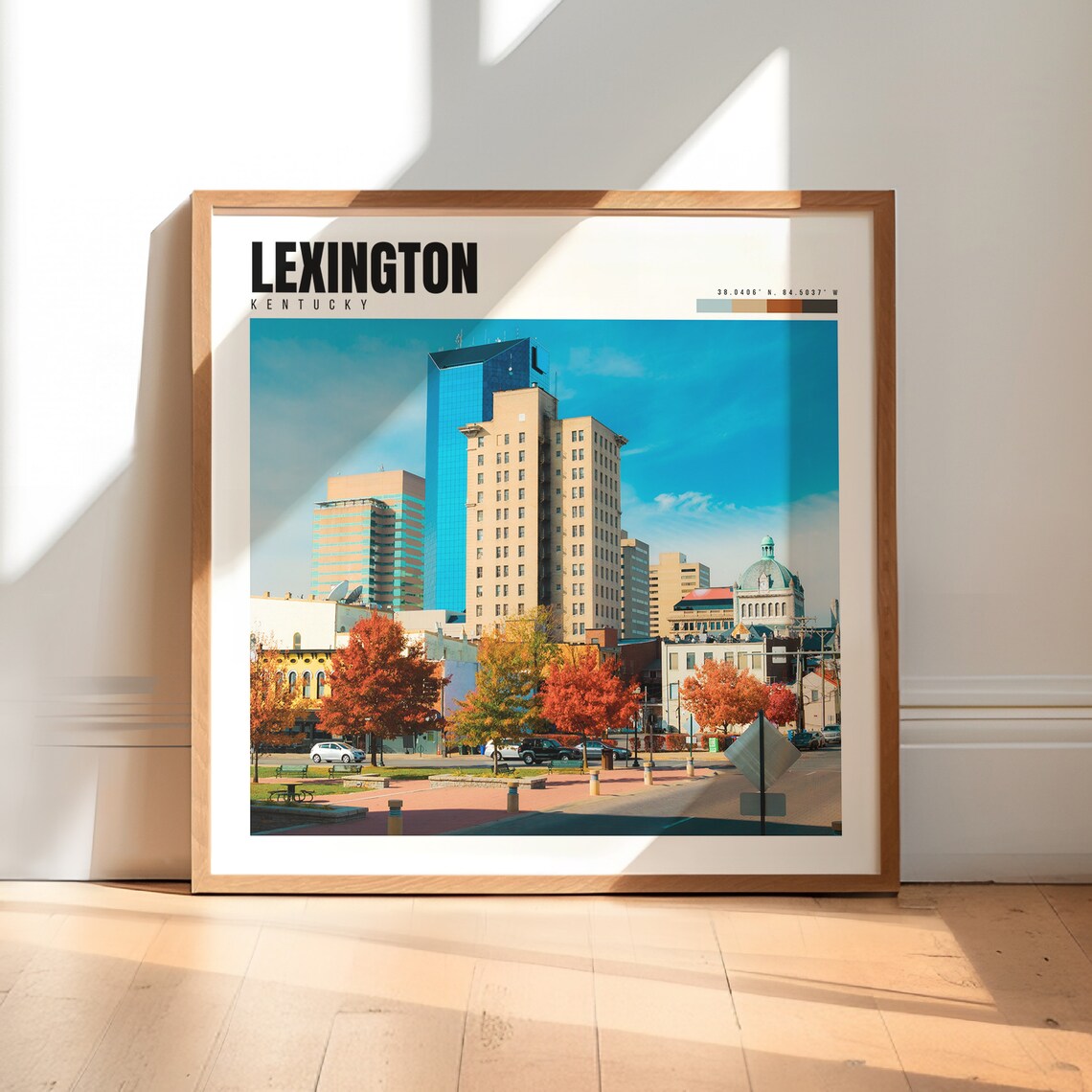 Lexington Kentucky Poster, Local Decor Art Print