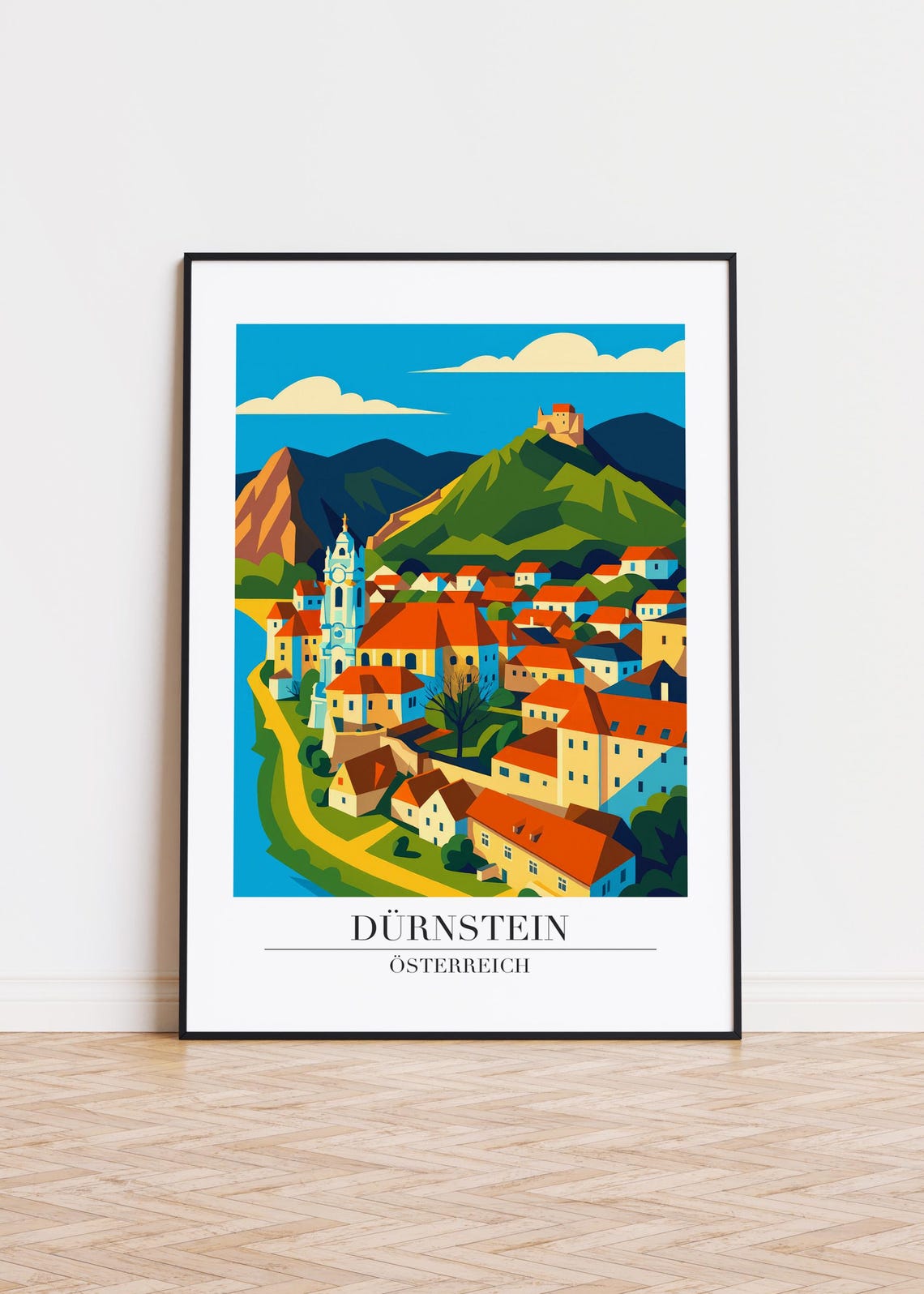 Durnstein Austria Travel Poster