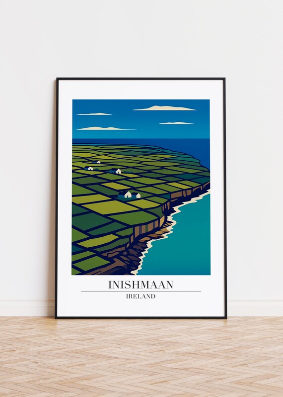 Inishmaan Ireland Travel Poster