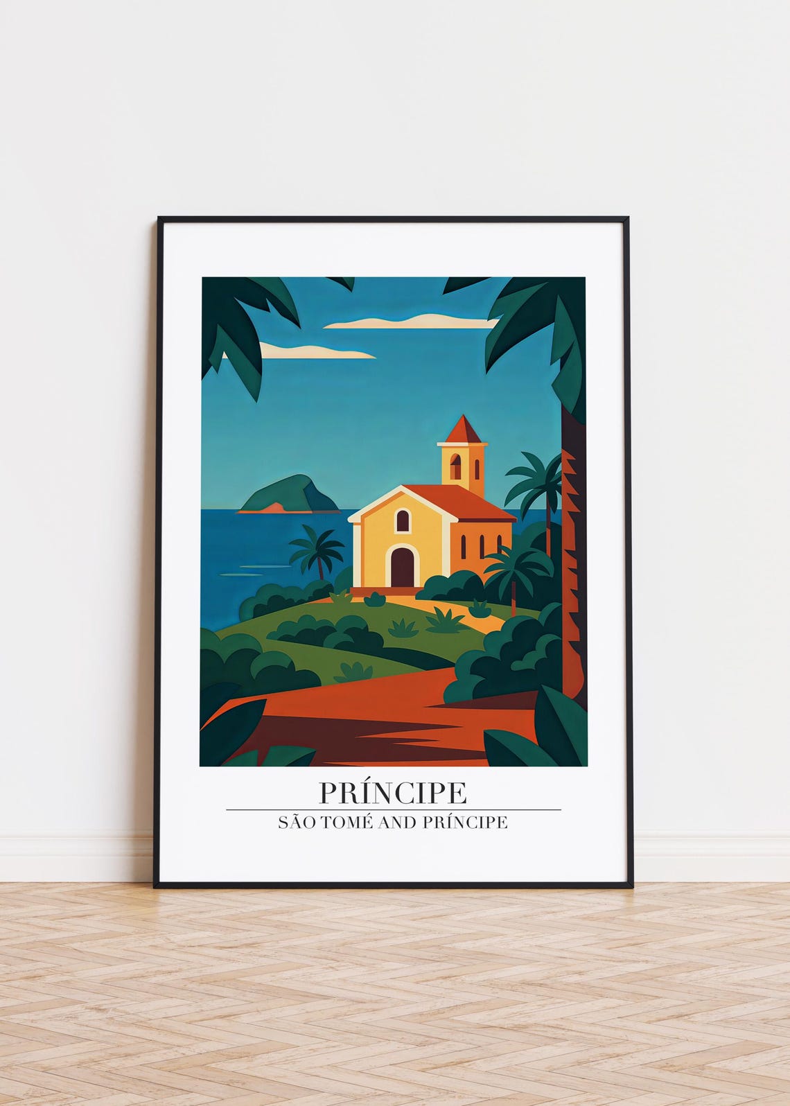Prncipe Cityscape Poster So Tom And Art Print