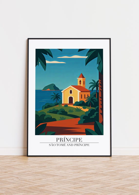 Prncipe Cityscape Poster So Tom And Art Print
