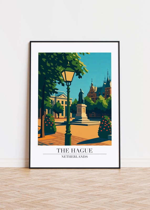 The Hague Poster Netherlands City Art Print