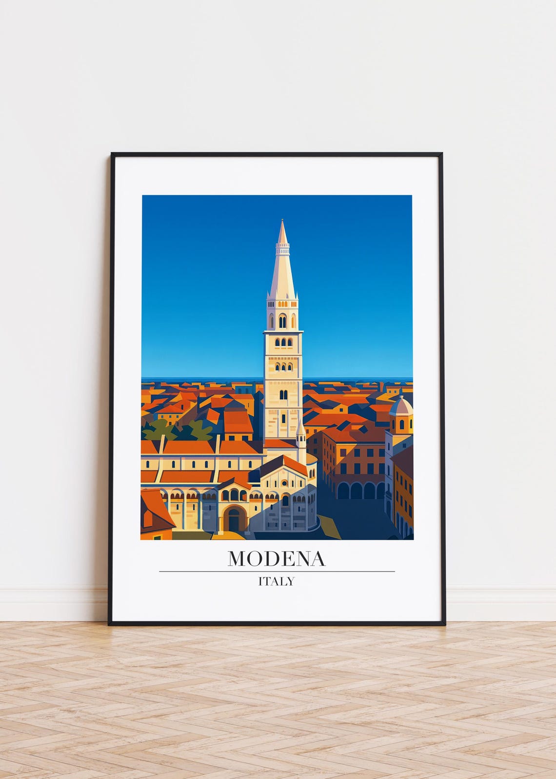 Modena Italy Poster City Skyline Art Print