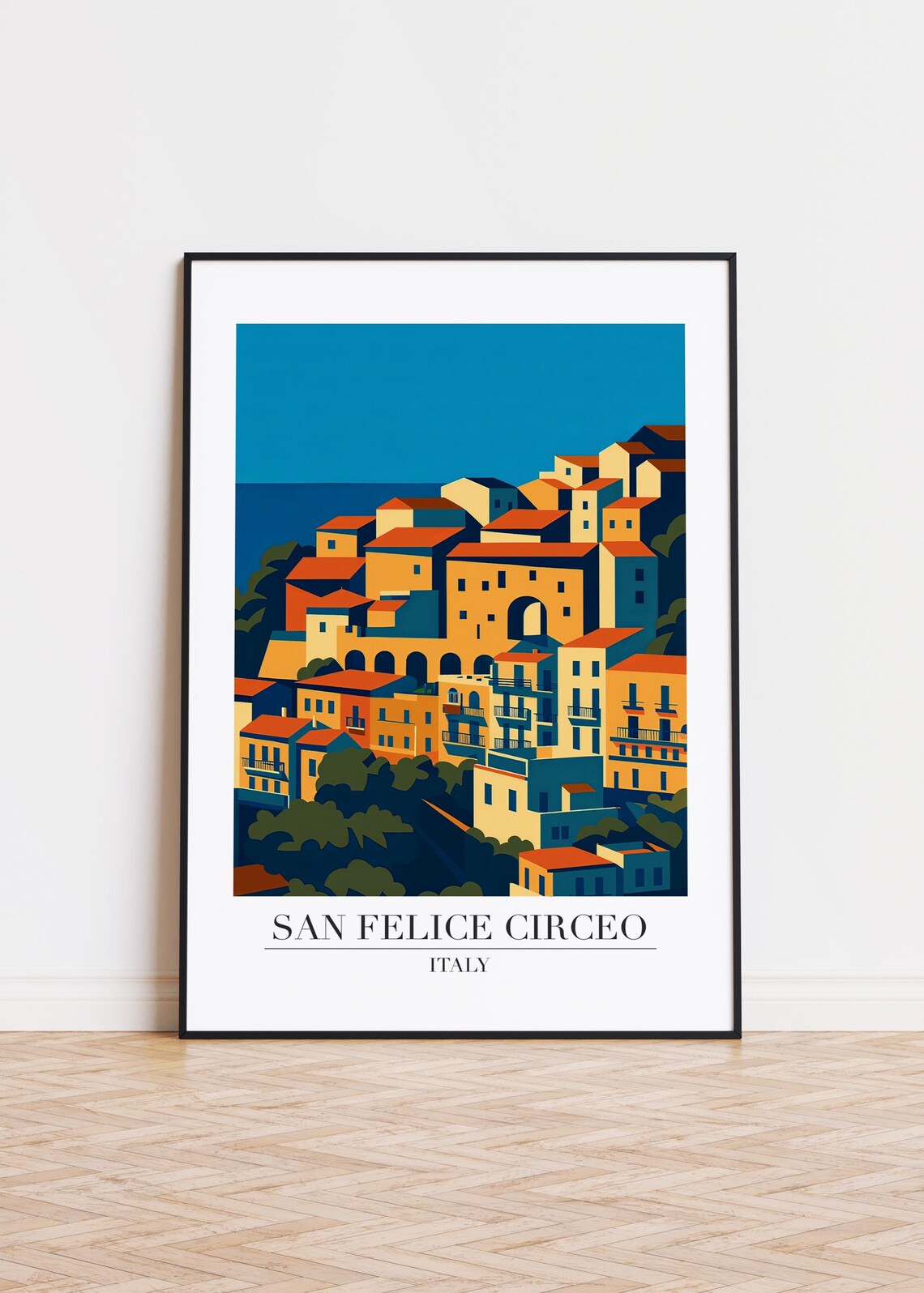 San Felice Circeo Italy Travel Poster