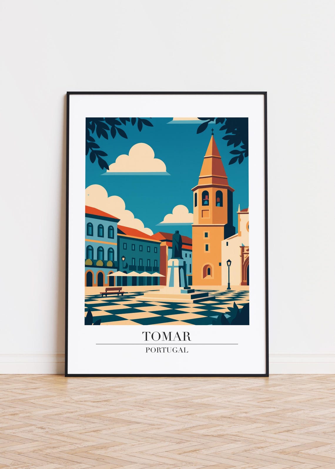 Tomar Spain Travel Poster