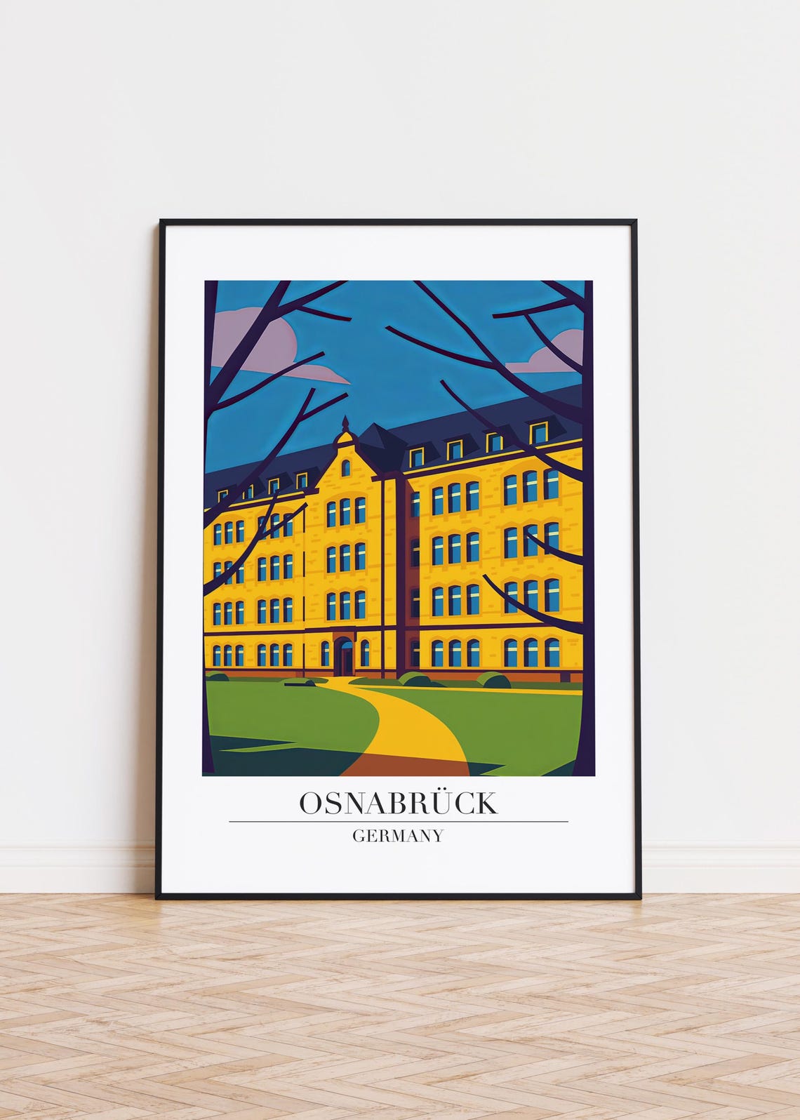 Osnabrck Germany Poster City Skyline Art Print