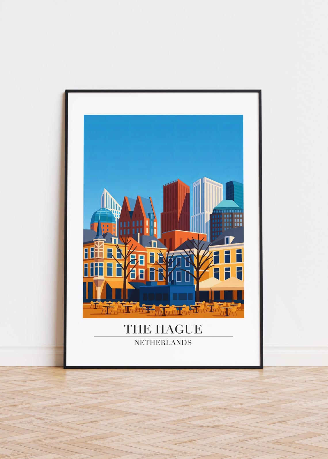 The Hague Poster, Netherlands City Art Print