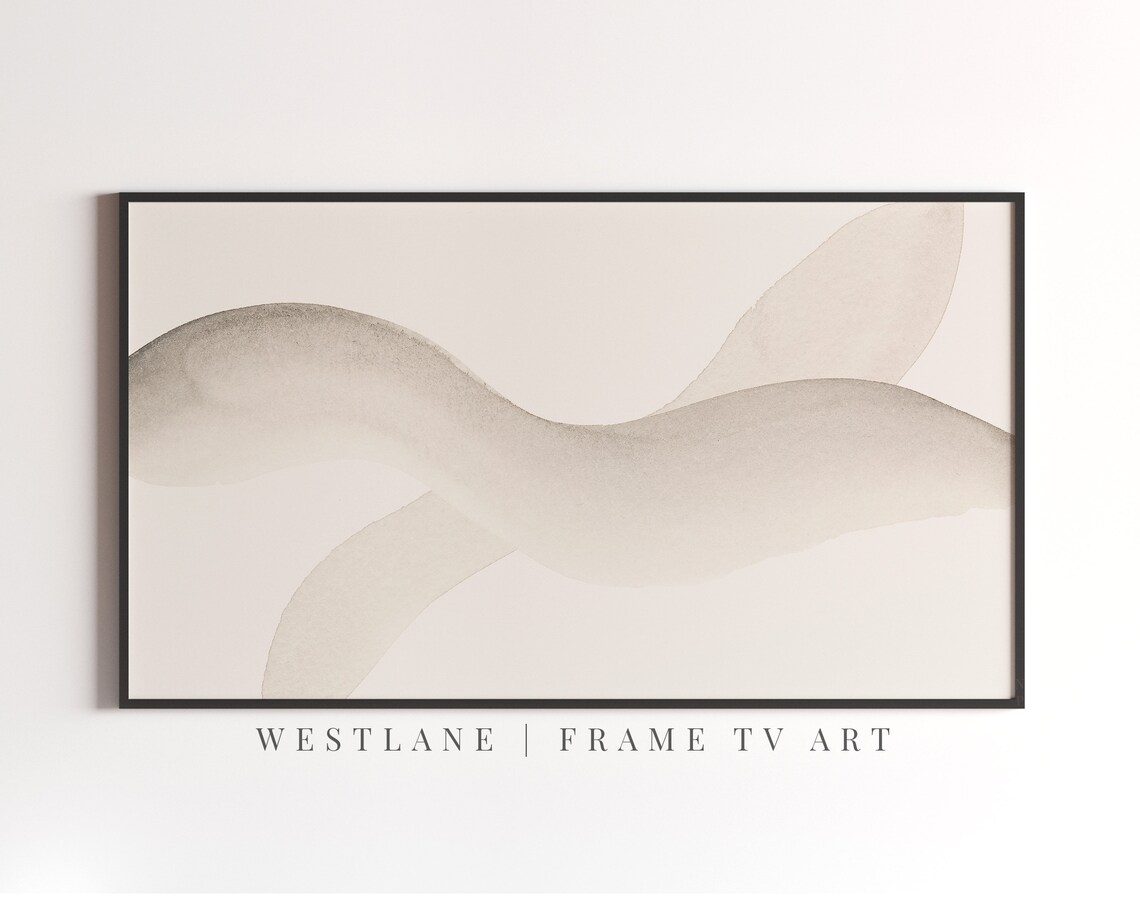 Minimalist Modern Farmhouse Neutral TV Art - Image 2