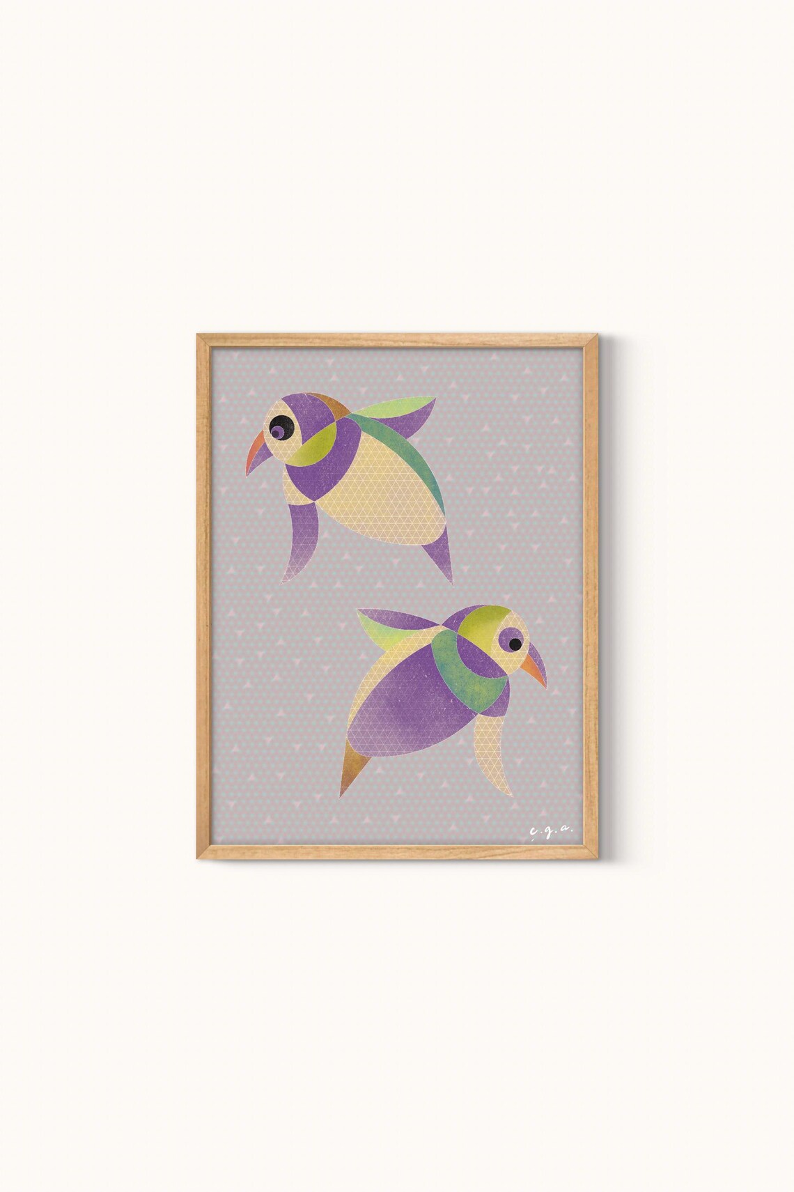 Pengubirds Art Print, Bird Characters