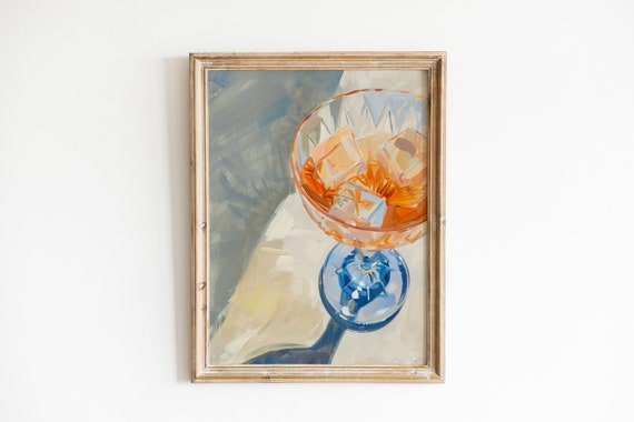 Fun Drink Painting Apartment Kitchen Poster Print