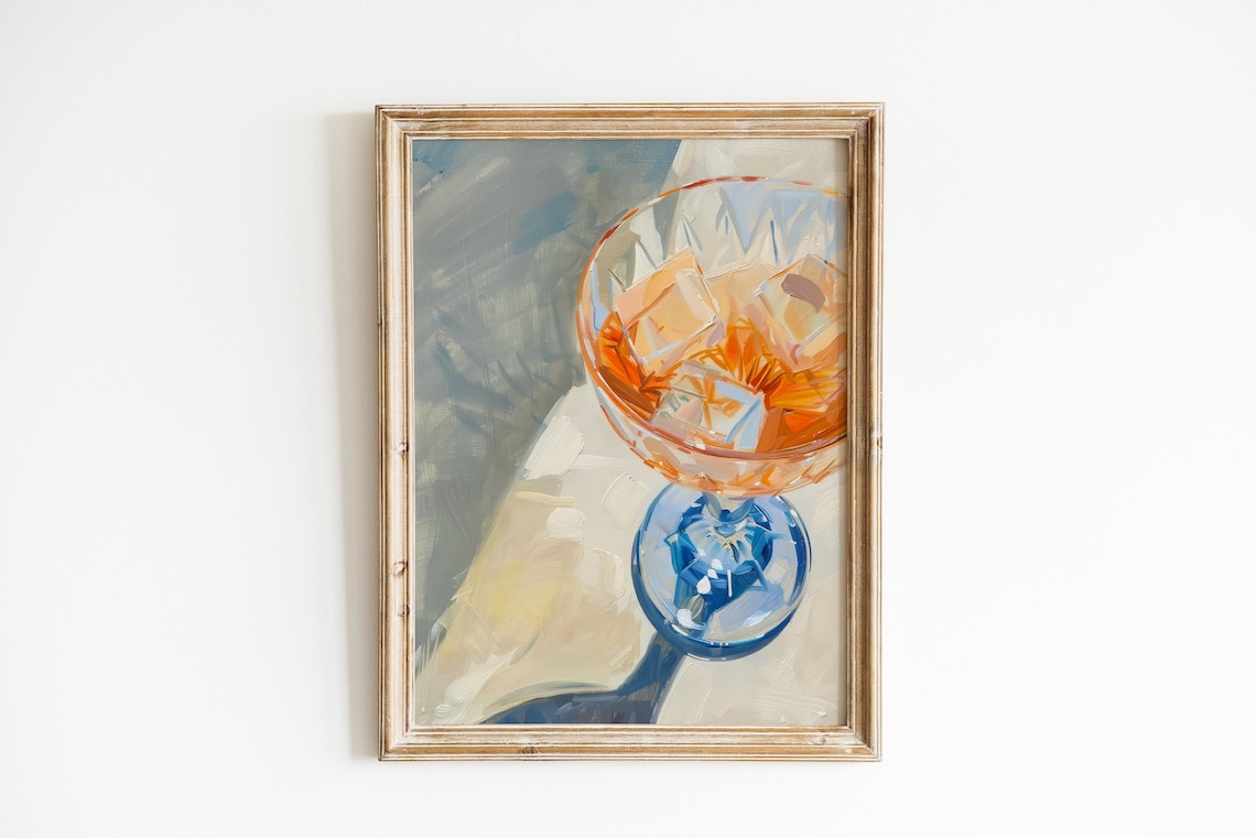 Fun Drink Painting Apartment Kitchen Poster Print