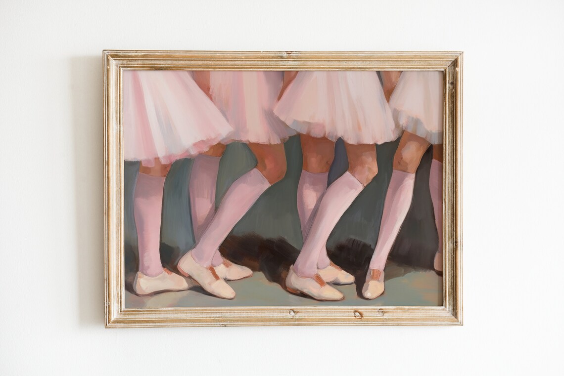 Ballet Pastel Academia Dance Poster Print