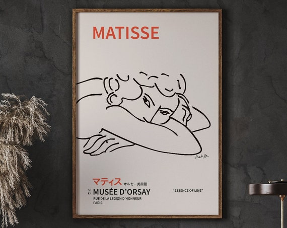 Matisse Poster Sleeping Woman Print Above Bed Art French Wall Decor Or Gift