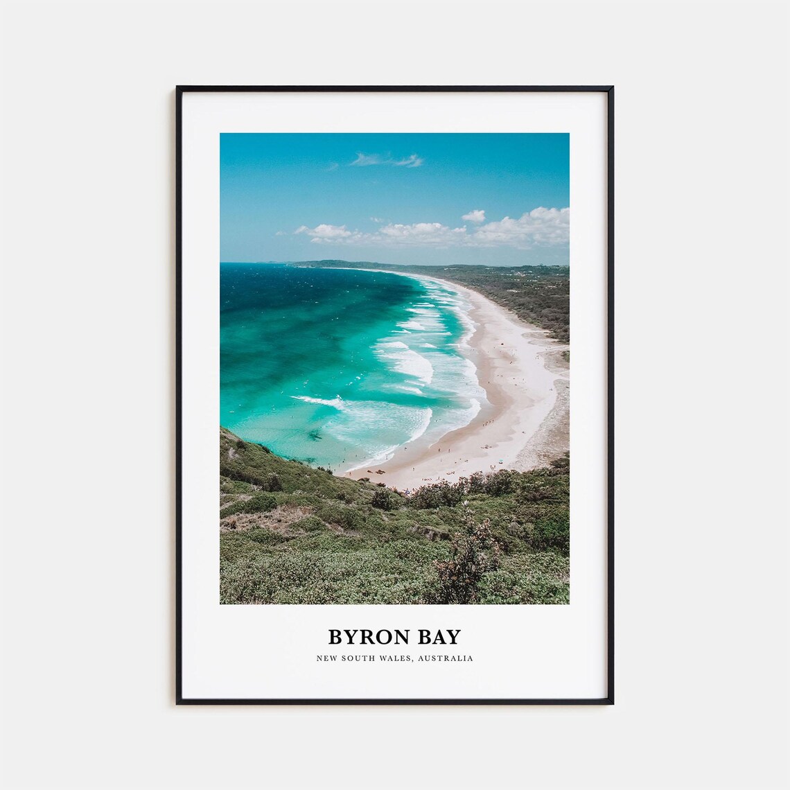 Byron Bay Travel Poster, New South Wales Australia