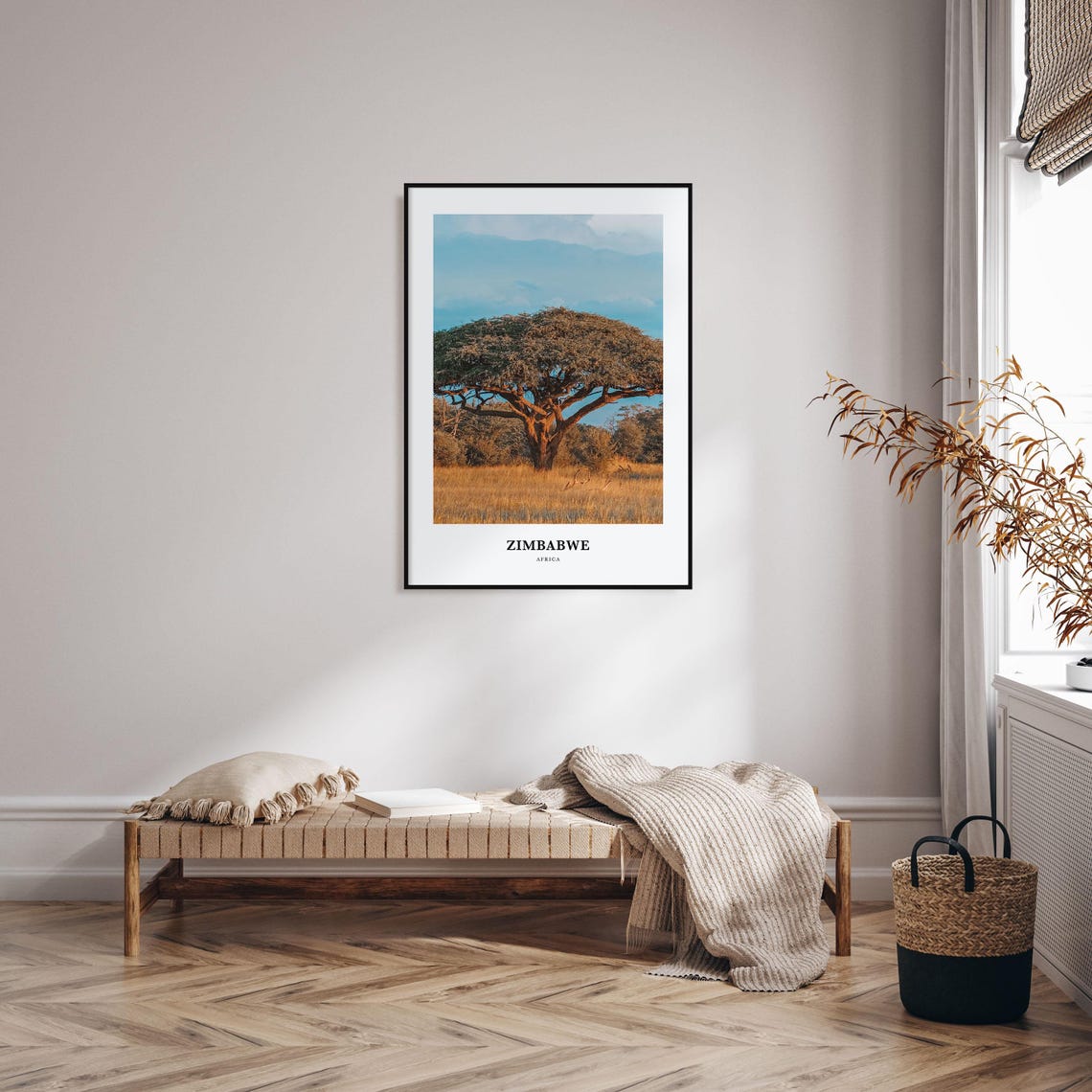 Zimbabwe Print Zimbabwe Photo Poster Zimbabwe Travel Wall Art Zimbabwe Map Print Zimbabwe Photography Print Zimbabwe Wall Dcor Africa - Image 3