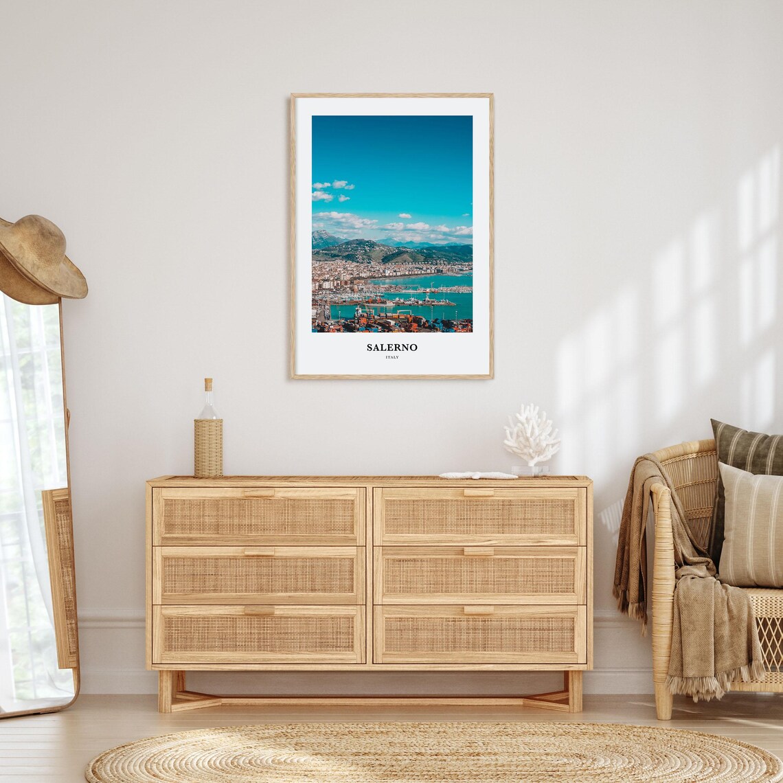 Salerno Travel Poster, Italy Place Wall Art - Image 2