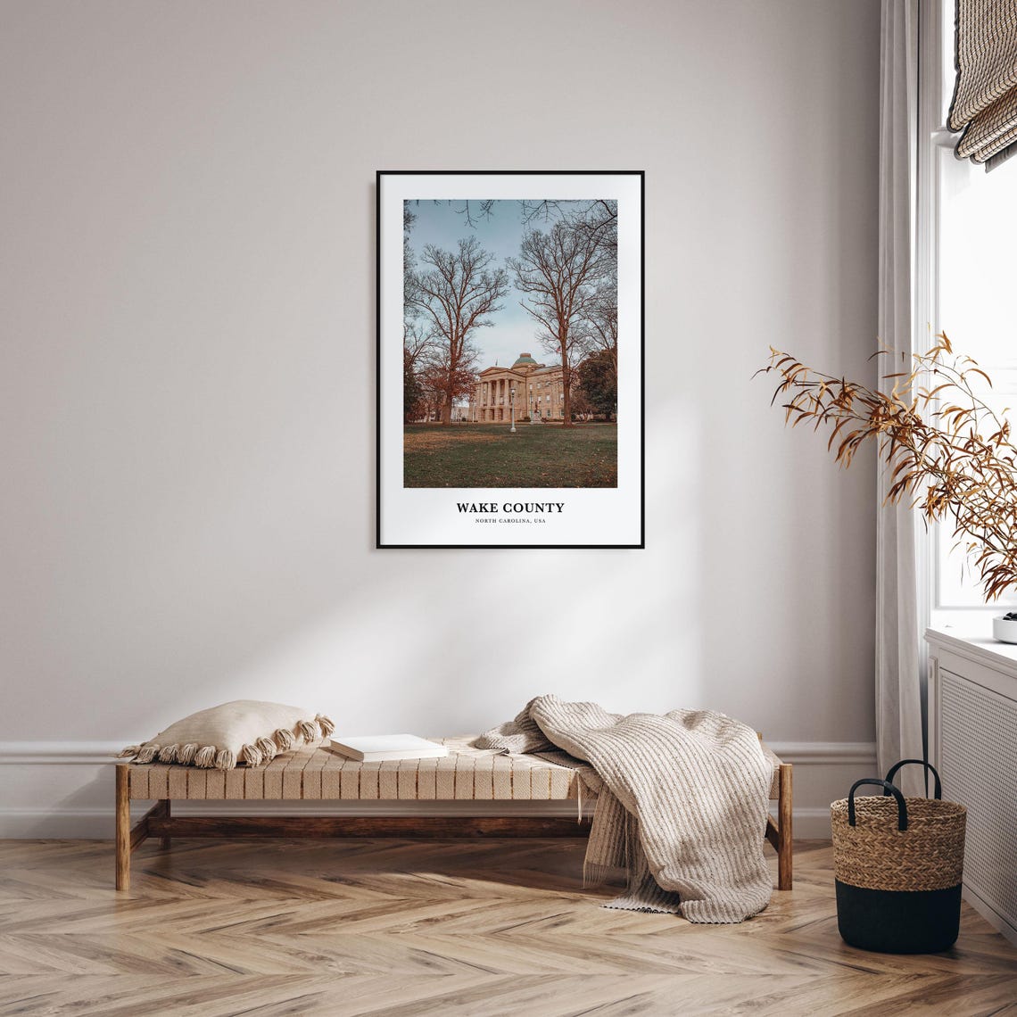 Wake County Historic State Capitol Building North Carolina Poster - Image 3