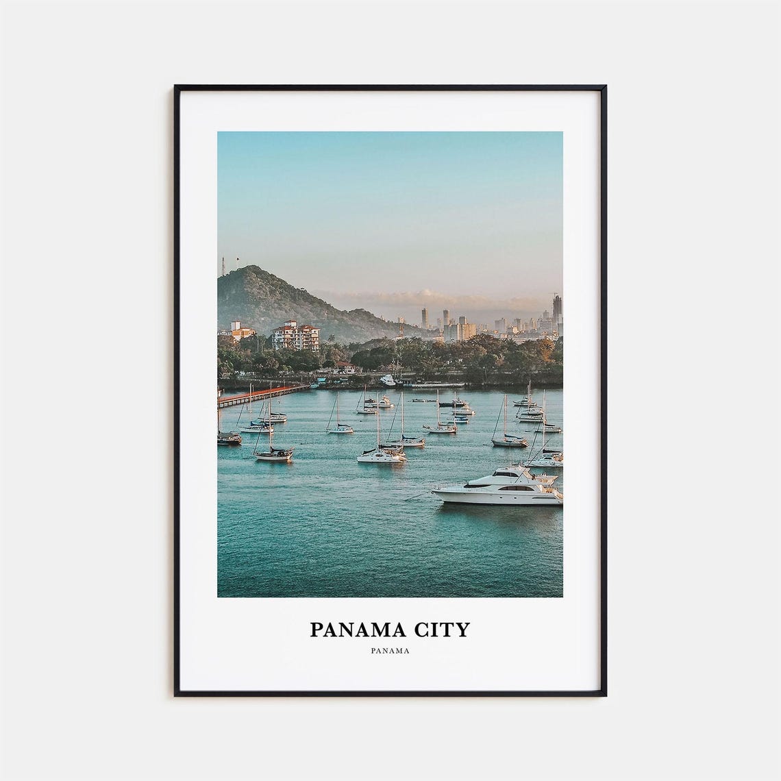 Panama City Print Panama No 1 Panama City Photo Poster Panama City Travel Wall Art Panama City Map Print Panama City Photography Print