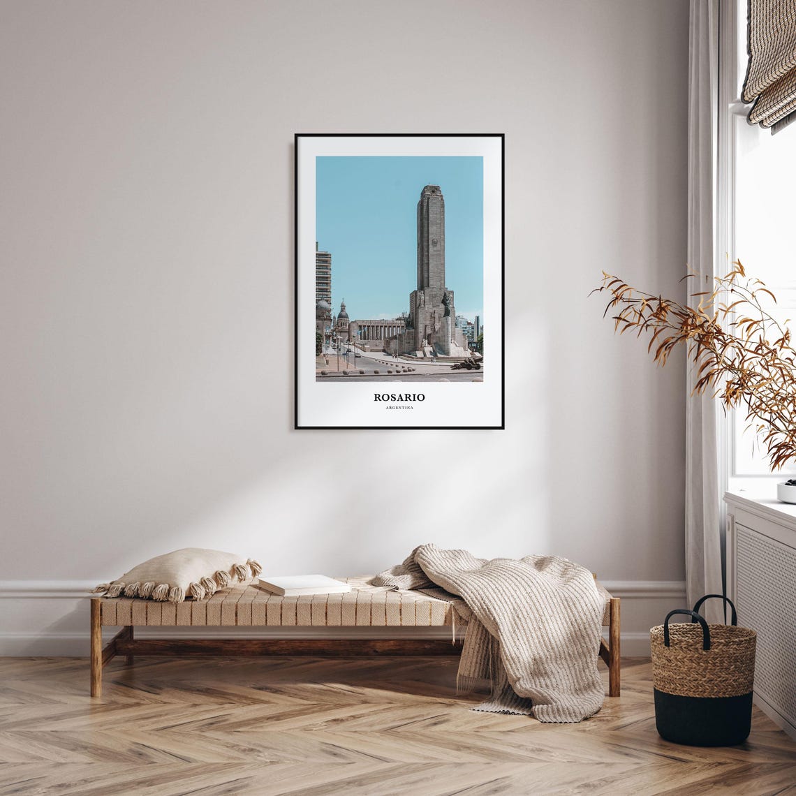 Rosario Argentina National Flag Memorial Tower Grand Plaza Poster - Image 3