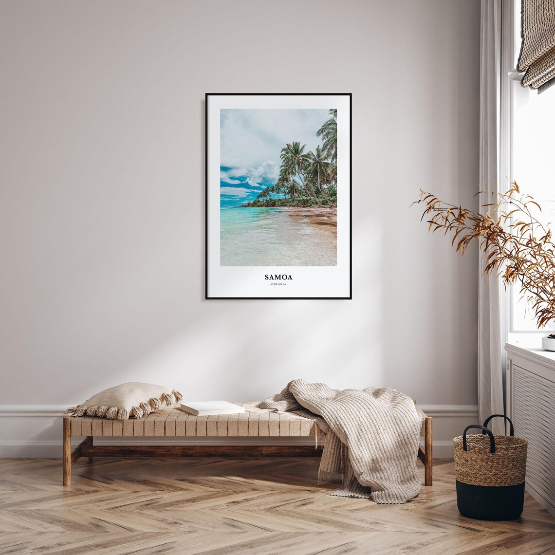 Samoa Travel Wall Art, Map Print, Oceania - Image 4