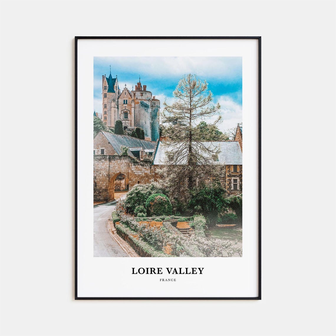 Loire Valley Print Loire Valley Photo Poster Loire Valley Travel Wall Art Loire Valley Map Print Loire Valley Photography Print France