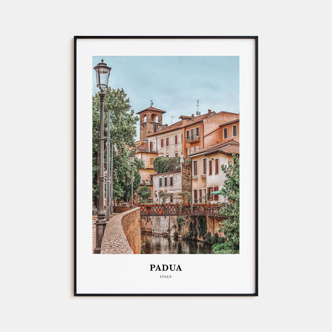Padua Print Padua Photo Poster Padua Travel Wall Art Padua Map Print Padua Photography Print Padua Wall Dcor Italy