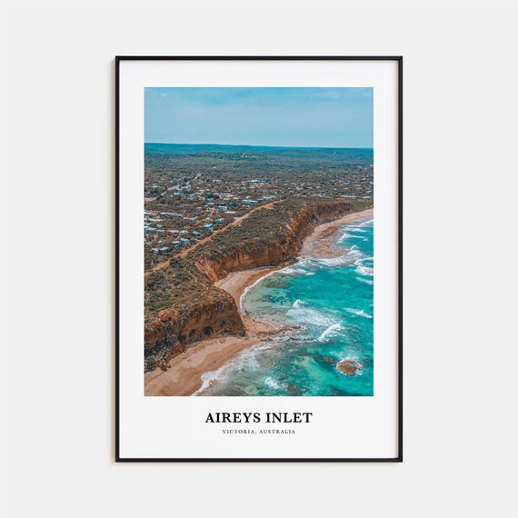Aireys Inlet Travel Poster, Victoria Australia