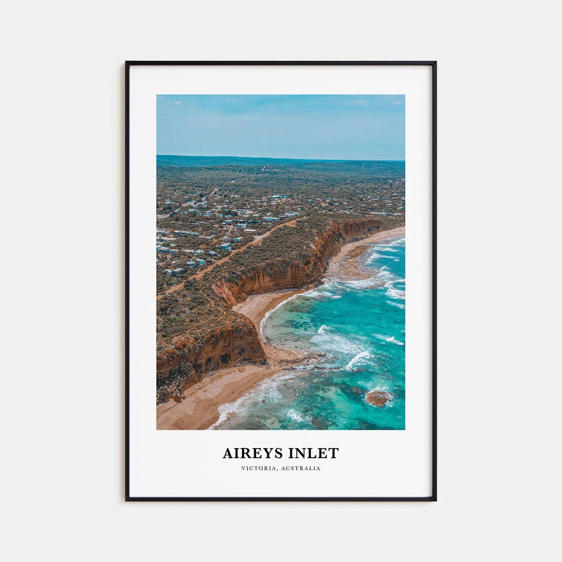 Aireys Inlet Travel Poster, Victoria Australia