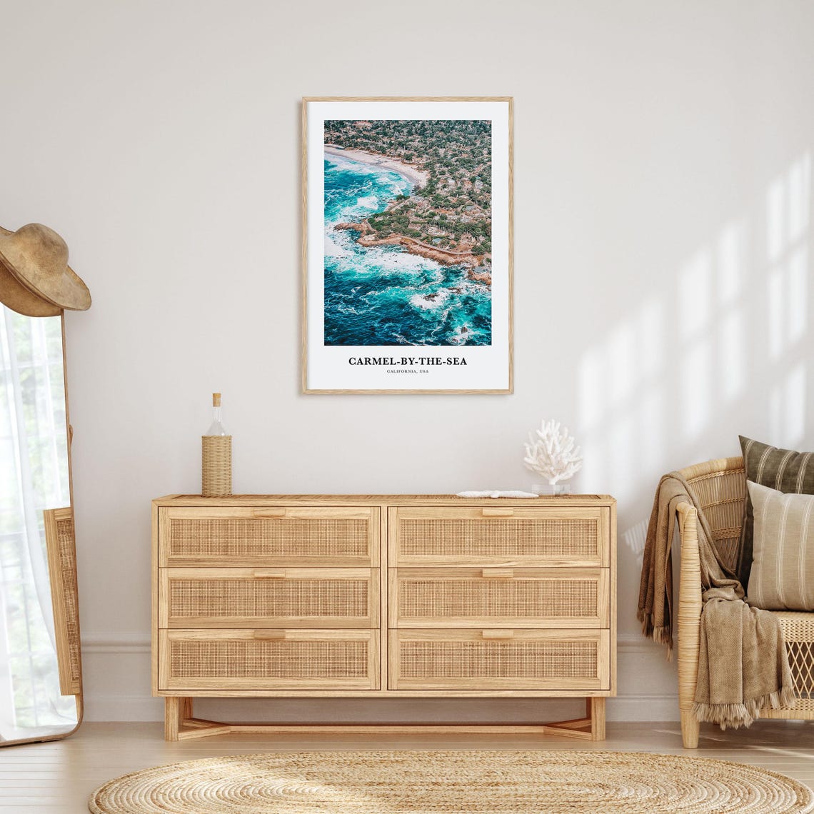 Carmel By The Sea Print Carmel By The Sea Photo Poster Carmel By The Sea Travel Wall Art Map Print Photography Print California Usa - Image 2