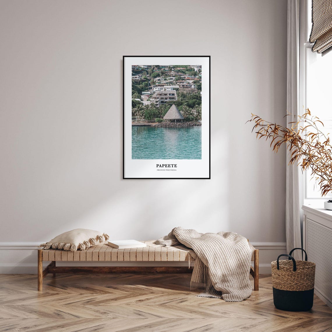 Papeete Print Papeete Photo Poster Papeete Travel Wall Art Papeete Map Print Papeete Photography Papeete Wall Dcor French Polynesia - Image 3