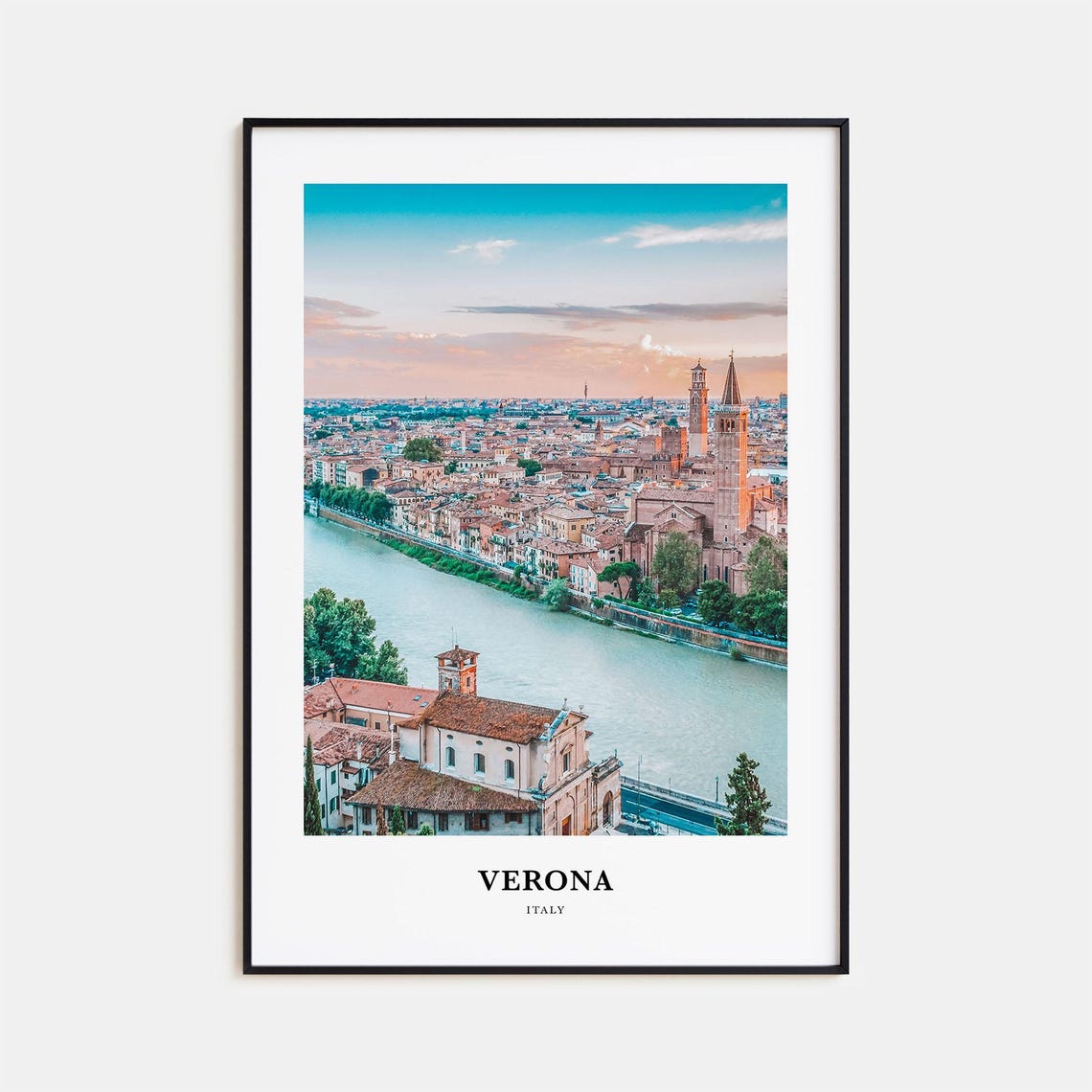 Verona Print Verona Photo Poster Verona Travel Wall Art Verona Map Print Verona Photography Print Verona Wall Dcor Italy